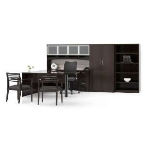  Compel Insignia Series U Shaped Bow Front Desk Set Office 