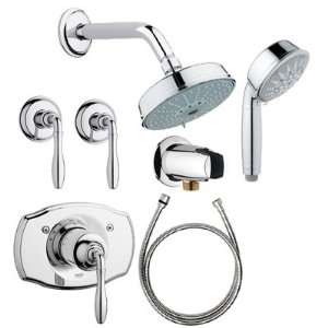   Thermostatic Shower Trim with Two Volume Control Tr