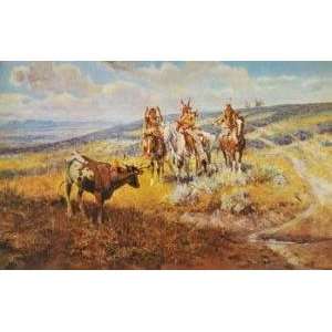  White Mans Buffalo artist Charles M. Russell 31x22