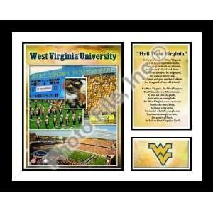  University of West Virginia Mountianeers NCAA Framed 
