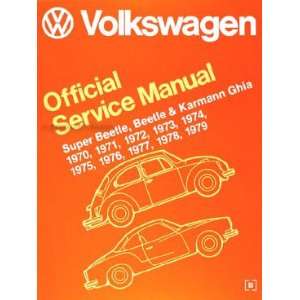 1970 1979 VW Beetle/Bug & Karmann Ghia Repair Shop Manual 
