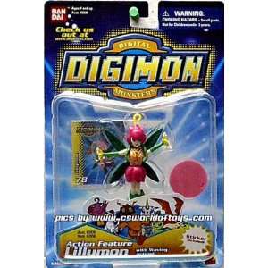  Action Feature Lillymon Action Figure With Waving Action BanDai Toys