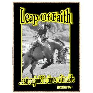  Christian Cowboy Leap of Faith Country Western 