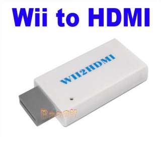 Wii To HDMI/DVI +3.5mm Audio Converter for NTCS 480I/P PAL576I Equal 