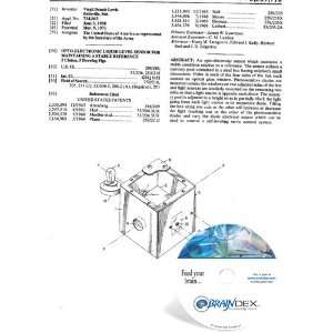 NEW Patent CD for OPTO ELECTRONIC LIQUID LEVEL SENSOR FOR MAINTAINING 