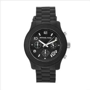  Michael Kors MK5291 Womens Classic Black Rubber Watch 