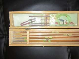 Vintage Antique White Bear Japan Bamboo Fishing Fly Rod 96 8 feet 8 