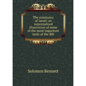   of some of the most important texts of the Bib Solomon Bennett Books