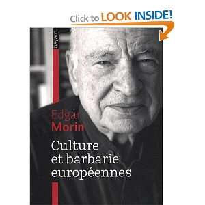  Culture et barbarie européennes (9782227479166) Edgar 