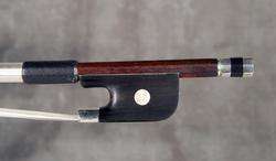 fine French certified cello bow by Cuniot Hury, 1900.  