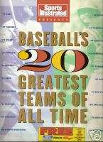 SPORTS ILLUSTRATED 20 GREATEST TEAMS OF ALL TIME 1991  