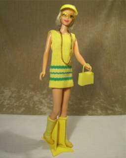 Vintage Francie Casey #1725 TWIGGY DOs (1968) Sun Yellow Twiggy Dos 