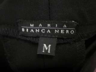 MARIA BIANCA NERO Black Straight Leg Slacks Pants Sz M  