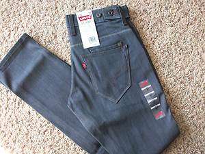   511 SKINNY JEANS MENS 30X32 GRAY WASH STYLE 665110010 EXTRA SLIM FIT