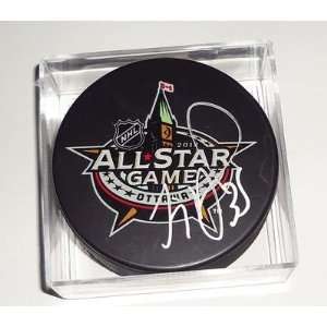  Jimmy Howard Signed Hockey Puck   2012 ALL STAR * * COA 