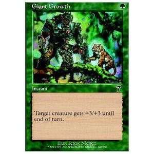 Magic the Gathering   Giant Growth   Seventh Edition 