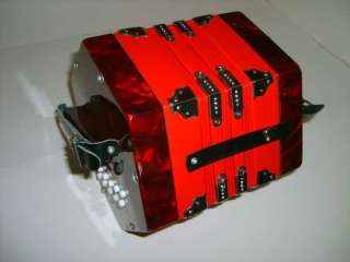 Mirage 20 Button Concertina, 40 Reed, CASE, Accordion  