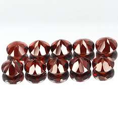 2mm Matched Lot 10pcs Round Natural Red GARNET cgn1  