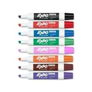  Expo II Dry Erase Markers  Assorted Colors   SAN80078 