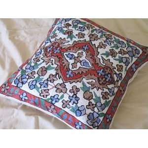  EMBROIDERY DECORATIVE ACCENT THROW PILLOW CUSHION CASE 