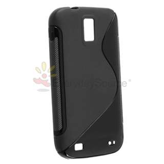 For Samsung Galaxy S 2 II T Mobile T989 New Black TPU Rubber Cover 