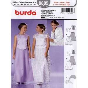  Burda Girls 2 Peice Dress Pattern By The Each Arts 