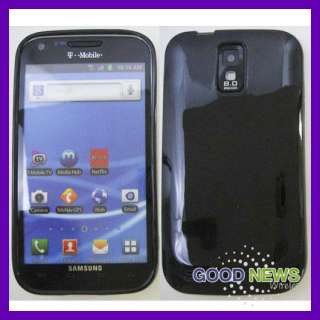 for T Mobile Samsung Galaxy S2   Black Slim TPU Rubber Skin Case Phone 