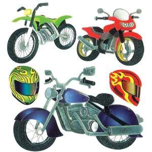   Boutique Dimensional Stickers Motorcycle   626256 Patio, Lawn