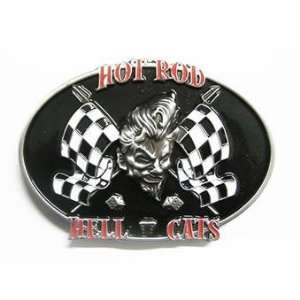  Hot Rod Hell Cats Belt Buckle