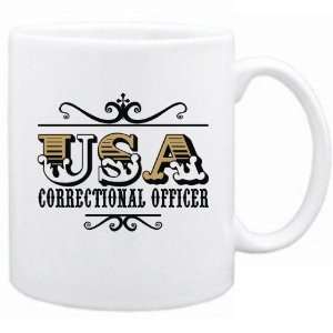  New  Usa Correctional Officer   Old Style  Mug 