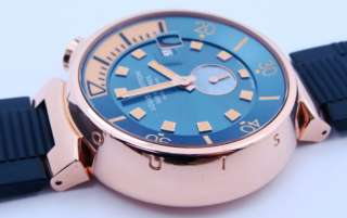 Mens Louis Vuitton 18K Pink Gold Tambour DIVING Automatic Watch SOLD 
