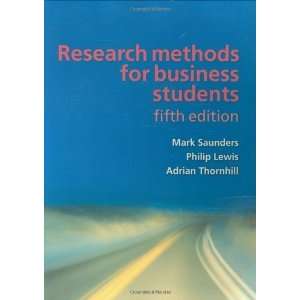  Research Methods for Business Students (5th Edition 