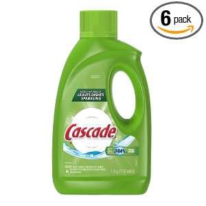  Cascade Gel Dishwasher Detergent, Fresh Scent, 75 Ounce 