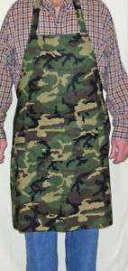 Personalize Camouflage Chef Mom/Dad BBQ Tailgate Apron  