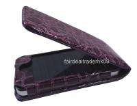 1X Croco Wallet Credit ID Card Flip Case For Apple iPhone 4 4S  