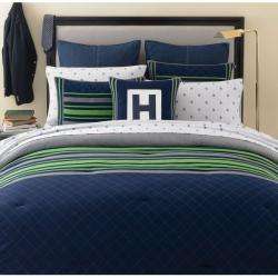 Tommy Hilfiger Rugby Navy Twin size Comforter Set  