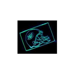  NFL  New York Jets Helmet Neon Light Sign (Blue) Sports 