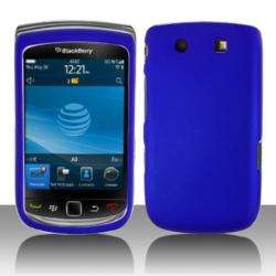 Premium BlackBerry Torch 9800 Blue Rubberized Case  