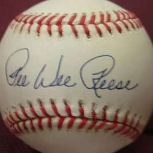  Pee Wee Reese Autographed Baseball