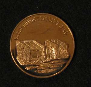 1834 Du pont Co. Founder Bronze Comm. Medal 37 mm  