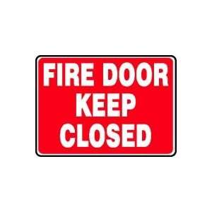  Sign,10x14 In,fire Door Keep Closed   ACCUFORM SIGNS 
