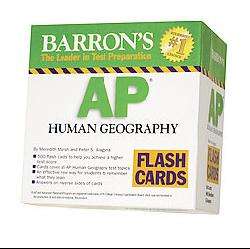 Barron`s Ap Human Geography Flash Cards (Cards)  