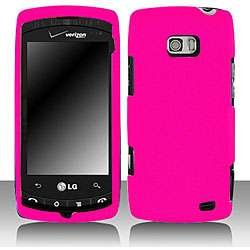 Hot Pink Protective Case for LG Ally VS740  