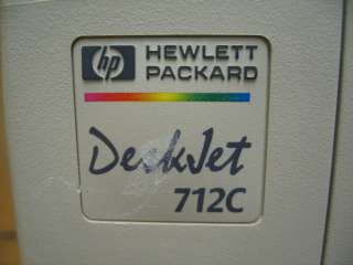 HP C5894B Hewlett Packard DeskJet 712C Inkjet Printer PAR  
