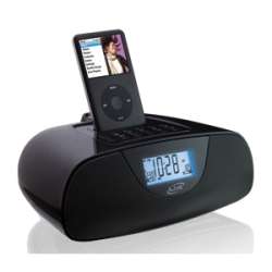 iLIVE IC308B Projection Clock Radio with Dock for iPod  