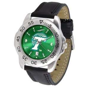 com Tulane Green Wave NCAA AnoChrome Sport Mens Watch (Leather Band 