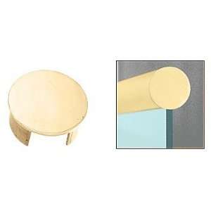  CRL Polished Brass End Cap for 2 1/2 Cap Railing by CR 