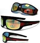 New Mens X Loop 32104 Flat Black With Red Frame And Revo Lens 