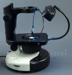 Gem Jewel Stereo Microscope Stand w/ Bright/Darkfield  