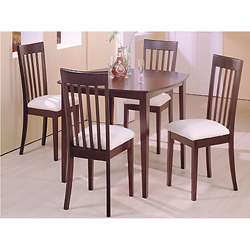 Espresso Wood Dining Chairs (Set of 2)  